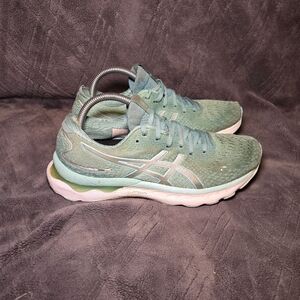 Asics Women's Athletic Shoes - Green and White